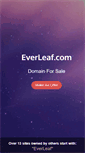 Mobile Screenshot of everleaf.com