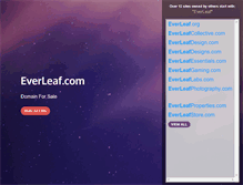 Tablet Screenshot of everleaf.com